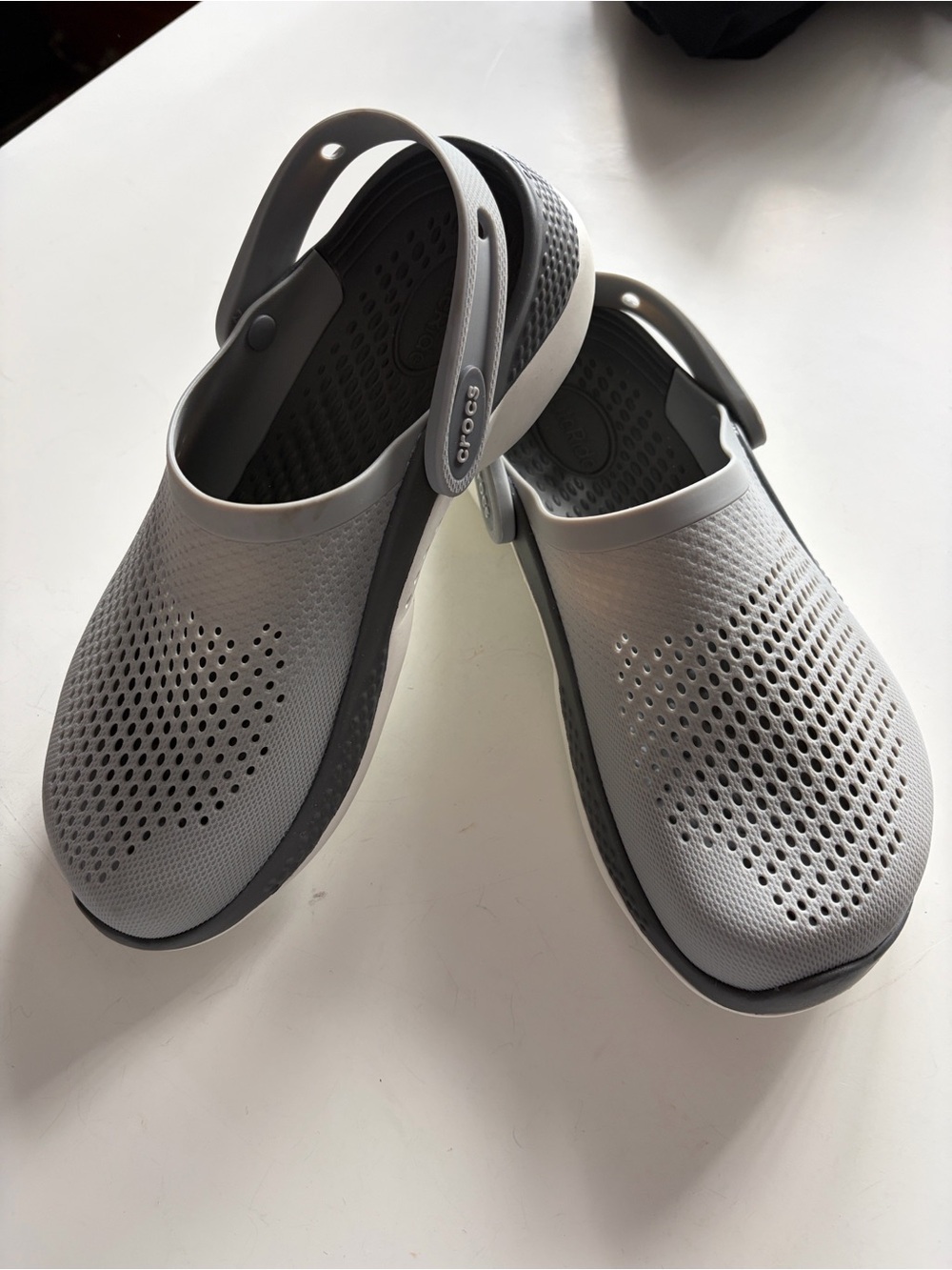 Crocs LiteRide 360 Clogs Grey M6 W8 Lightweight Comfort